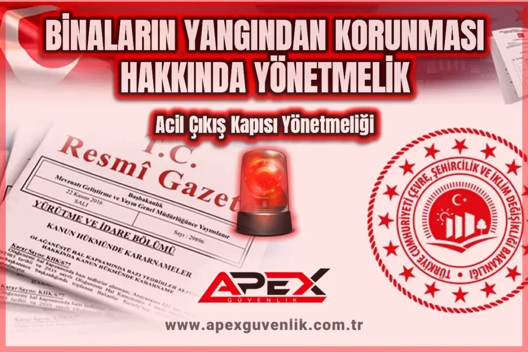 Yönetmelik acil çıkış kapısı
