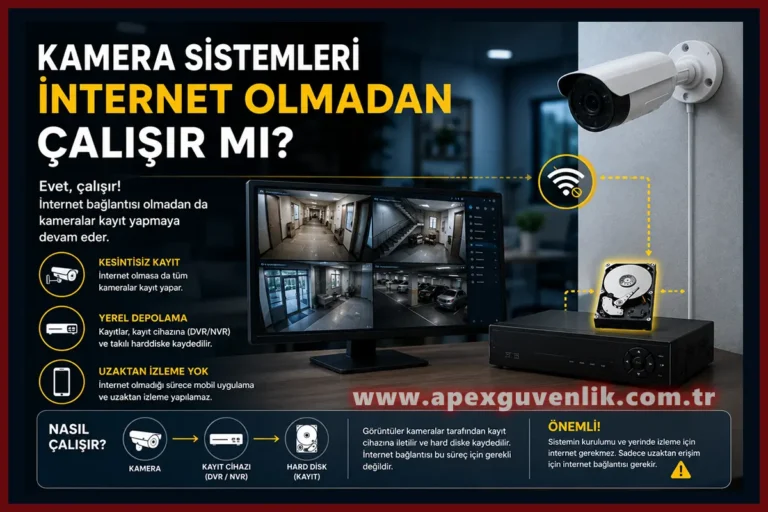İnternet Olmadan Kamera Sistmi Çalışır mı?